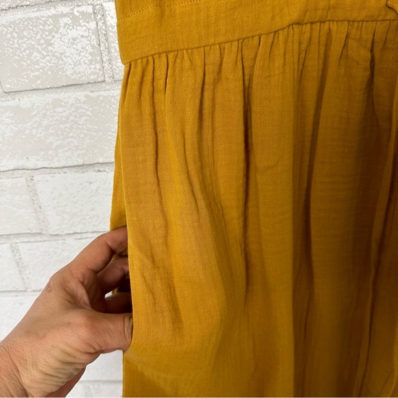 Christy Dawn The Dawn Dress Womens Size XS Mustard Sustainable Organic Cotton - Picture 8 of 14